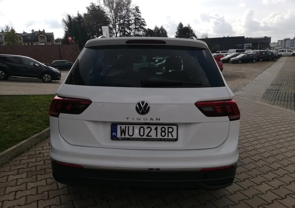 Volkswagen Tiguan cena 124900 przebieg: 55687, rok produkcji 2021 z Dobiegniew małe 529